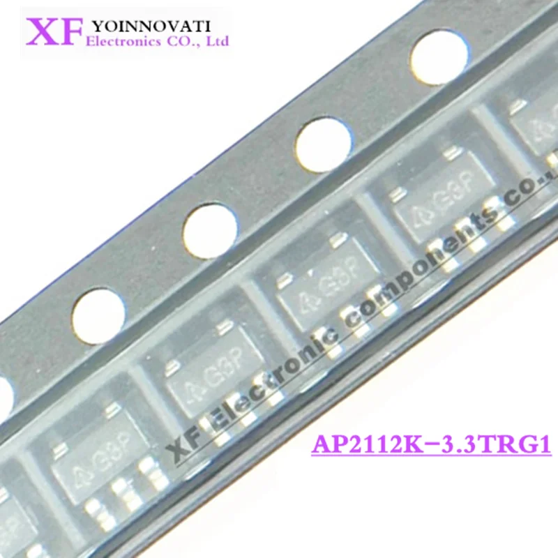 100 шт./лот женственная модель 112 AP2112 AP2112K TRG1 REG LDO 3 V 0.6A 3.3TRG1 IC лучшего качества.|ldo