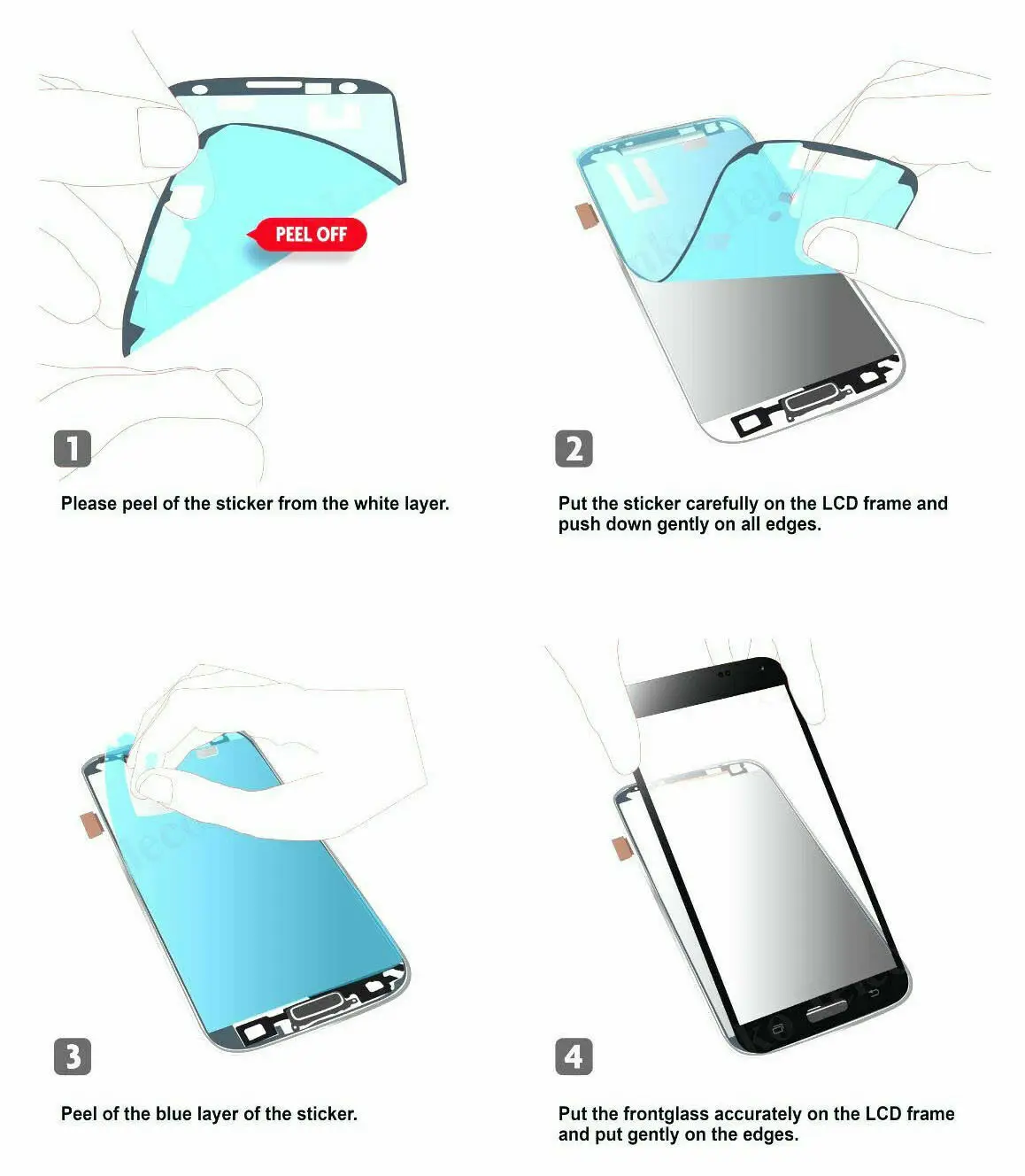 Полный набор 18 в 1 Набор инструментов стекло объектива для samsung Galaxy S7+/S8/S8+/S9/S9+/S10/S10+ сломанные линзы в черном цвете