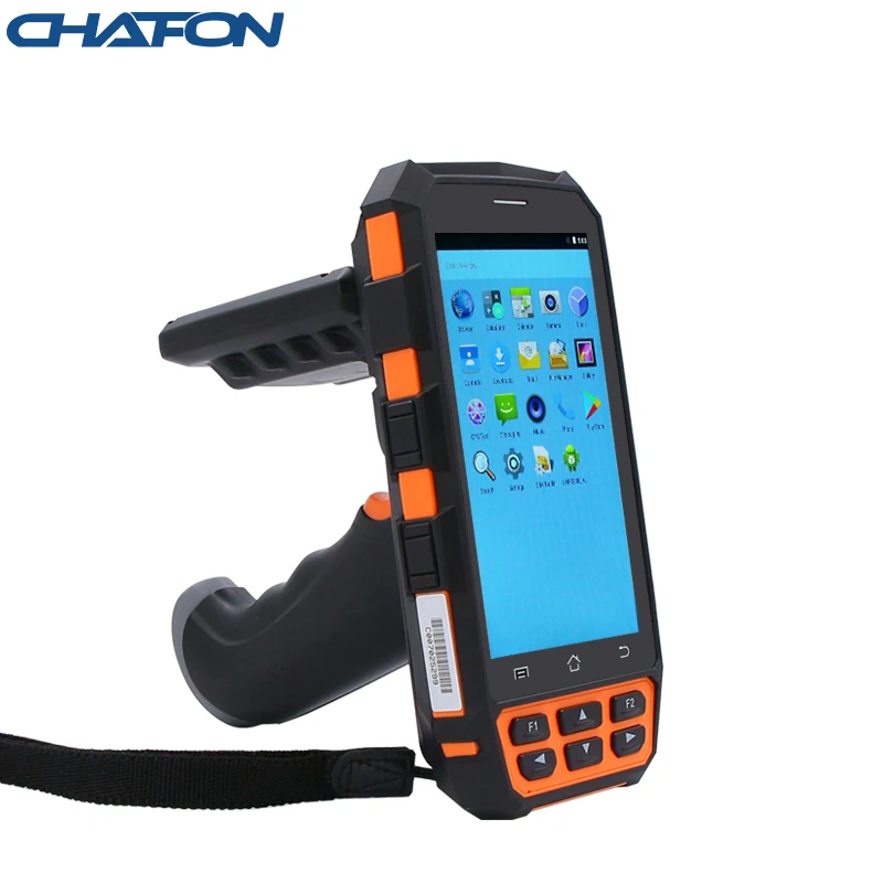 Chafon uhf handheld rfid reader 7m long range android 7.0 reader with wifi bluetooth 4G GPS camera function for warehouse manage
