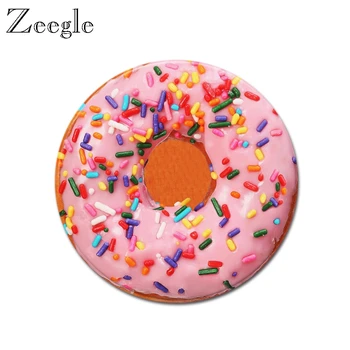 

Zeegle Donuts Printed Round Carpet Living Room Area Rug Home Decor Carpet Non-slip Kids Room Play Carpet Bedroom Round Floor Rug