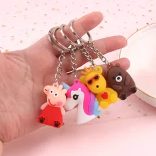 Детский жакет из денима для девочки; Сердце Единорог кукла животного из мультфильма брелок пары брелок со стразами Автомобильная декоративная подвеска Детский подарок