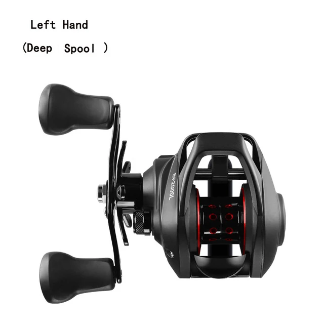 Left (deep ) BF2000 Baitcasting Reel High Speed 7.2:1 Gear Ratio 12+1BB Fishing Reel Magnetic Brake System Ultralight Fishing Reel - Цвет: Left (deep )