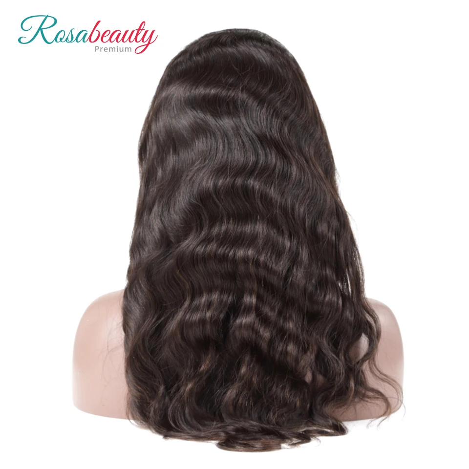 [Rosabeauty] OneCut волосы объемная волна 8-28 дюймов 13x6 человеческие волосы remy кружево спереди парик с высокой плотностью 250% полный толстый конец