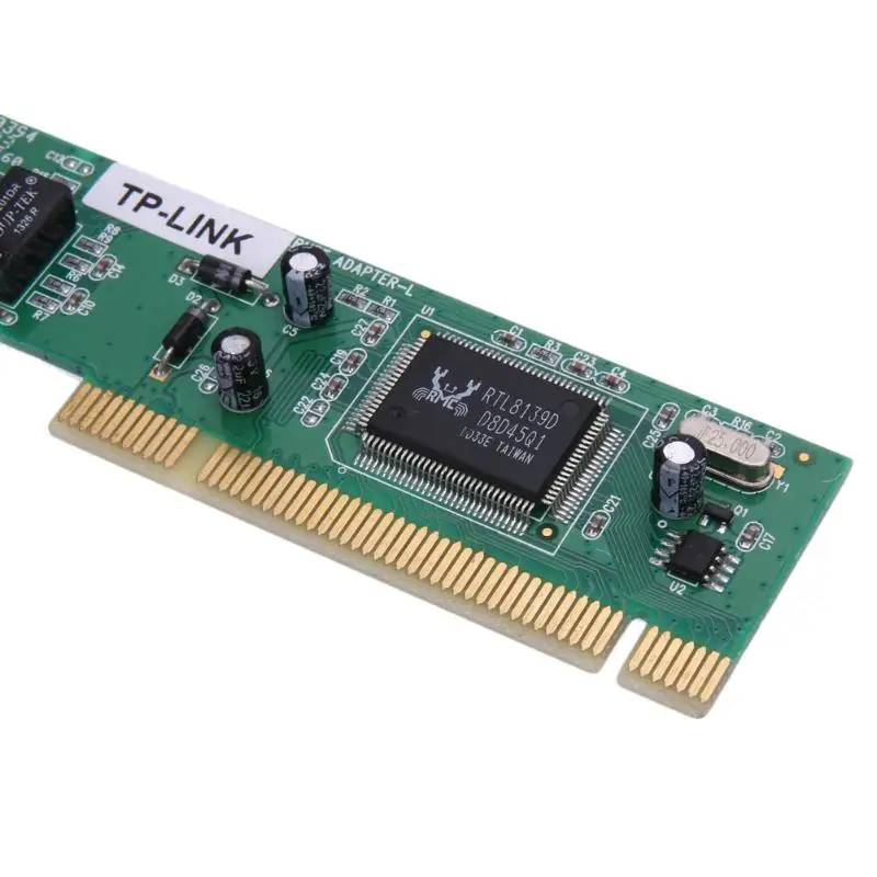 PCI Realtek RTL8139D 10/100M 10/100 Мбит/с RJ45 Ethernet Сетевая Lan Карта Adap Высококачественный сетевой PCI карта