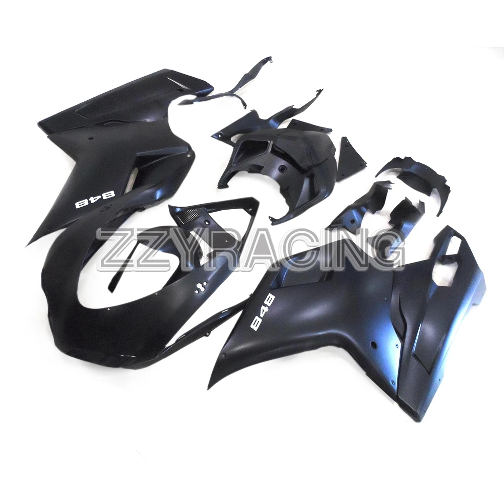 

Complete Fairings Kits for Ducati 1098 848 1198 2007 - 2012 1098 848 1198 07 08 09 10 11 12 Year ABS Plastic Flat Black Panels