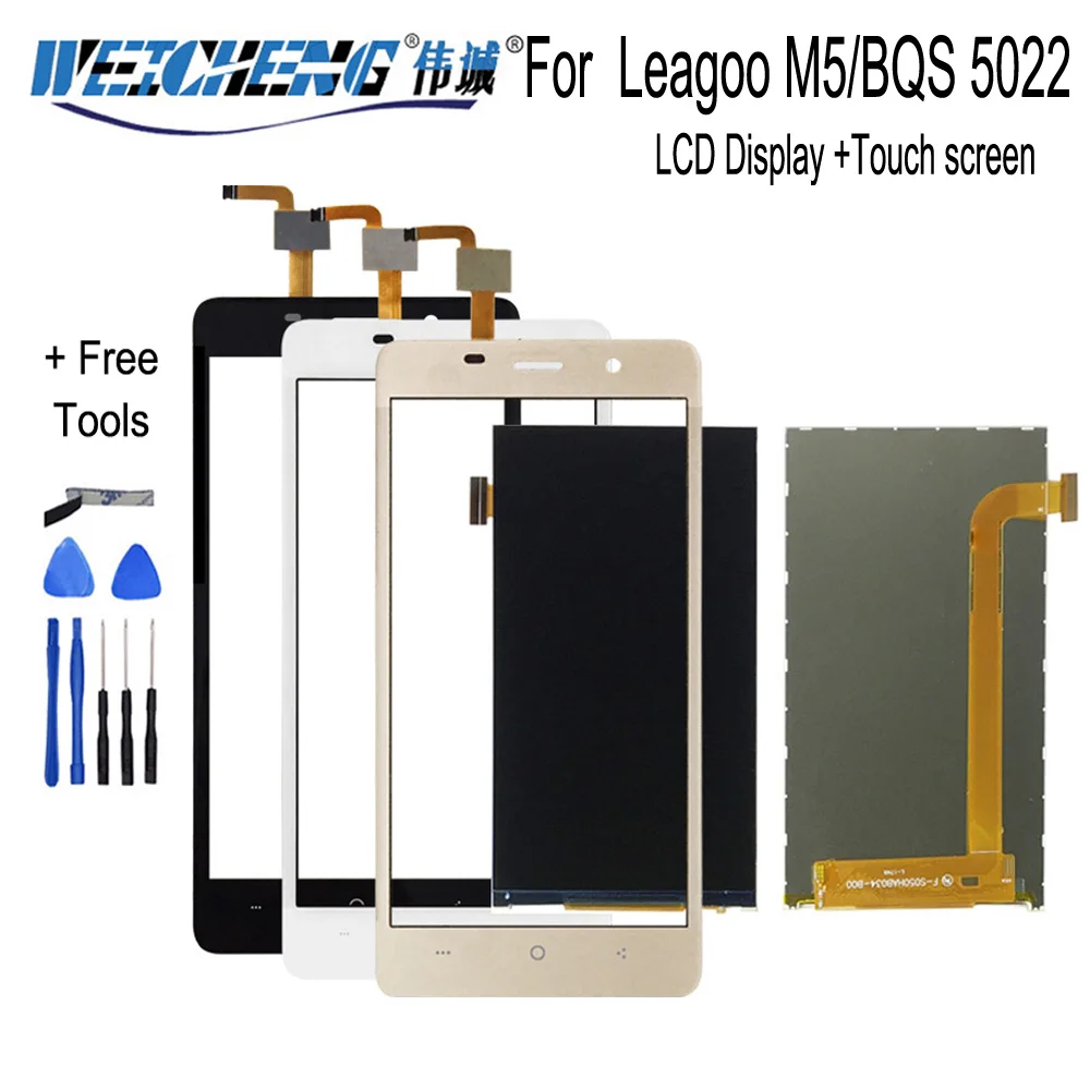5 0 &quotдля Leagoo M5 Сенсорный экран и ЖК дисплей Экран Дисплей черный белый цвет