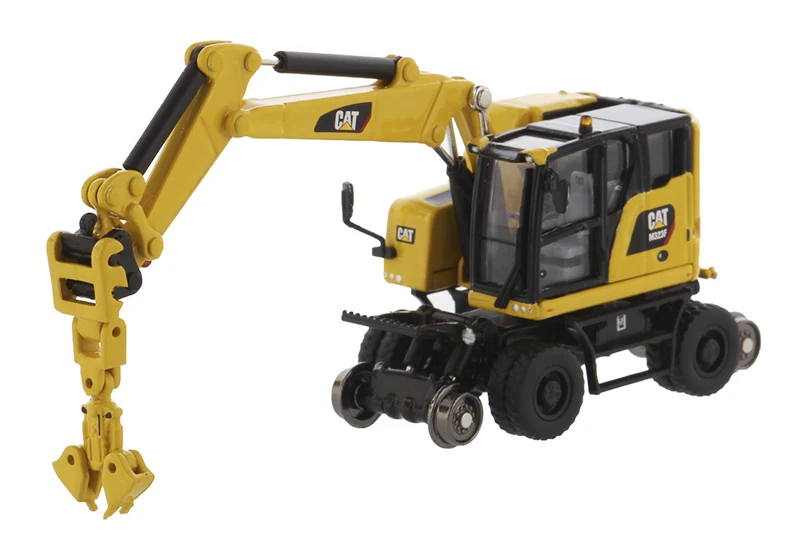 

NEW 2020 Diecast Masters 1/87 HO Scale caterpillars Cat M323F Railroad Wheeled Excavator High Line Series 85612