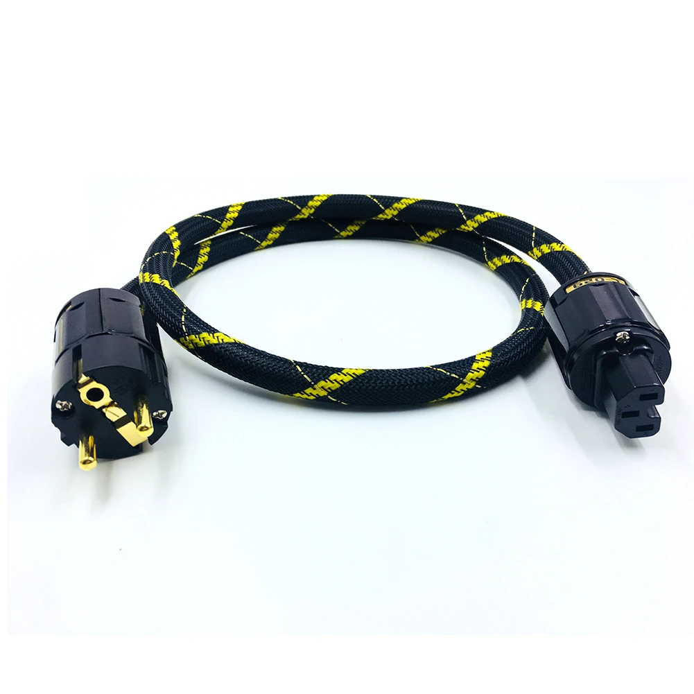 

Hifi 314ag Power Line HIFI Power Cable Power Cord with EU/US Plug AC Cable Line