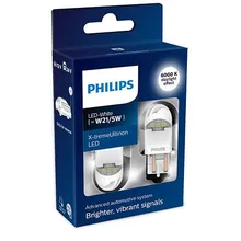 Лампа W21/5W 12V-LED(W3x16q) 6000K 1,8/0,3W White X-tremeUltinon LED gen2(уп.2шт.) PHILIPS 11066XUWX2
