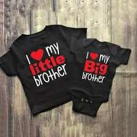 Matching Shirts Sibling Shirts Set of 2 I Love My Big Brother Little Brother Matching Sibling Shirts Baby Shower Gifts 1