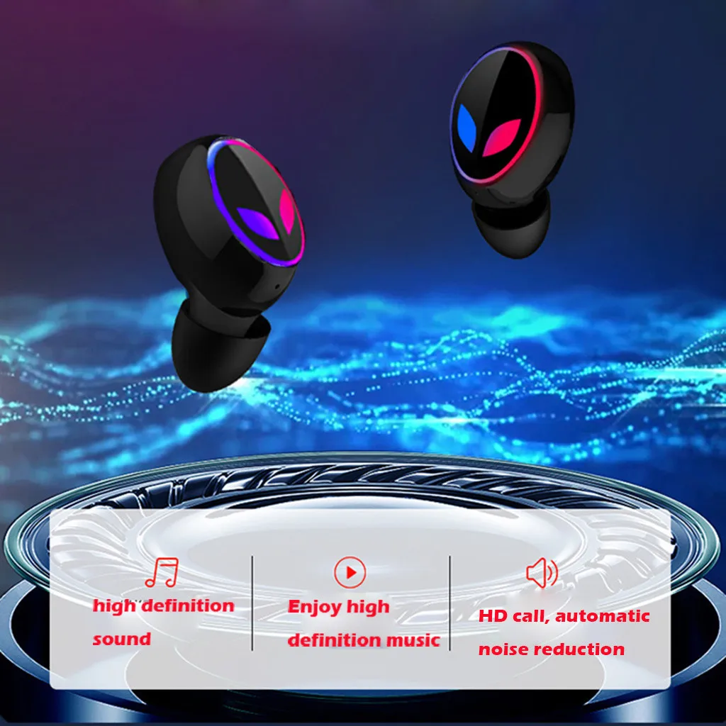 В форме капсулы зарядная коробка металлический корпус Беспроводная Bluetooth 5,0 Спортивная гарнитура tIPX6 водонепроницаемая и долговечная басовая гарнитура