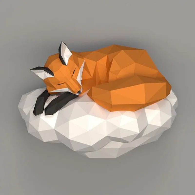 паперкрафт лиса голова. бумажный 3d конструктор. пейперкрафт лиса. лоу поли 3d паперкрафт. конструктор 3д лис.