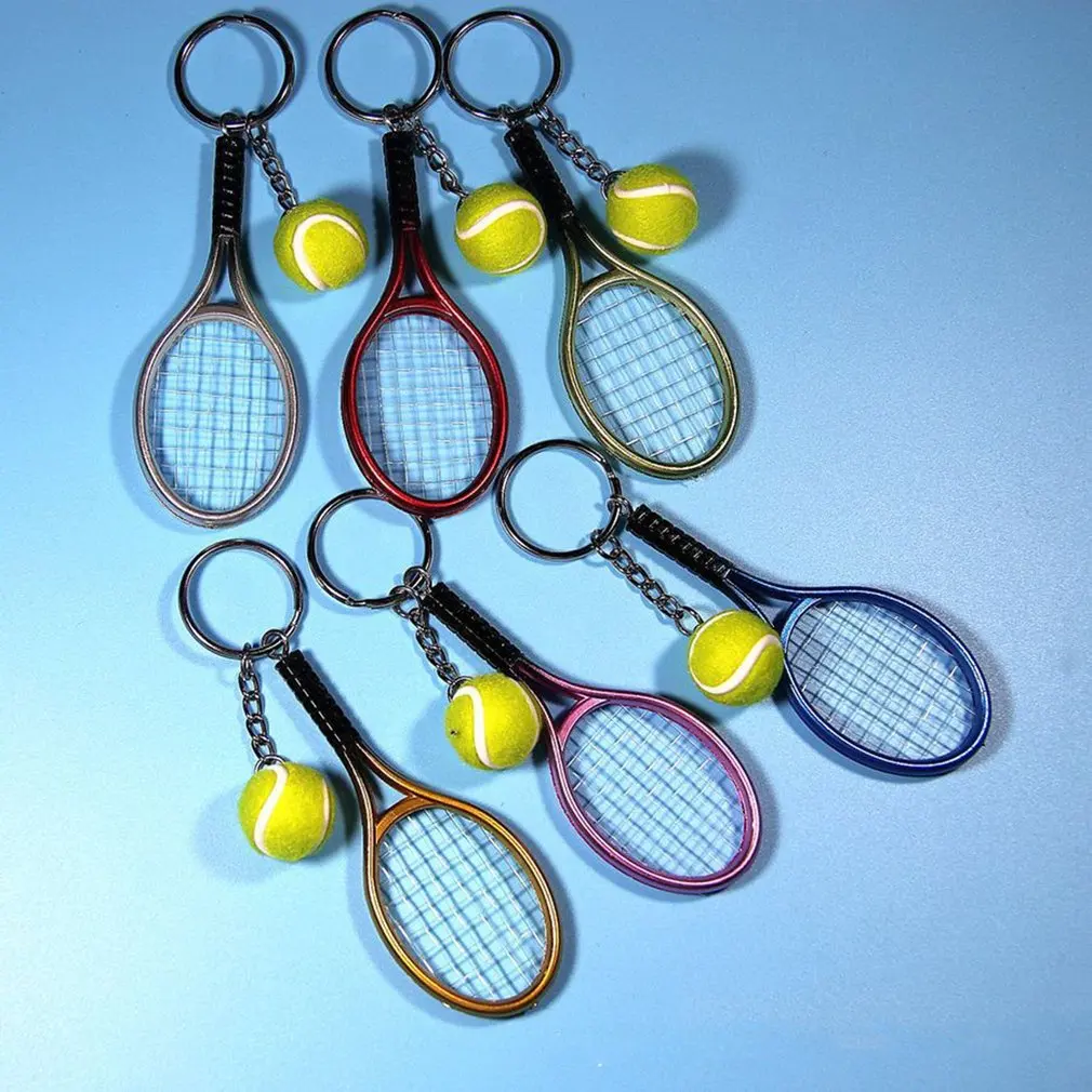Модная мини-Теннисная подвеска в виде ракетки, брелок, брелок для ключей, брелок, аксессуары для поиска, подарок на день влюбленных