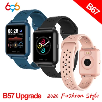 

696 B67 Smart Watch Men Women Heart Rate Monitor Business Bracelet Sleep Blood Pressure Fitness Tracker Waterproof B57 Upgrade M