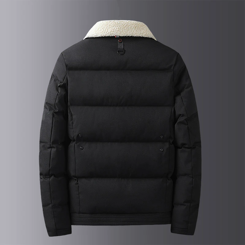 Black Friday Parka Thick Men's Winter Jacket Casual Warm Men's Jacket Streetwear Man Coat Solid Winter Jacket Men Big Size M-8XL Parka Men