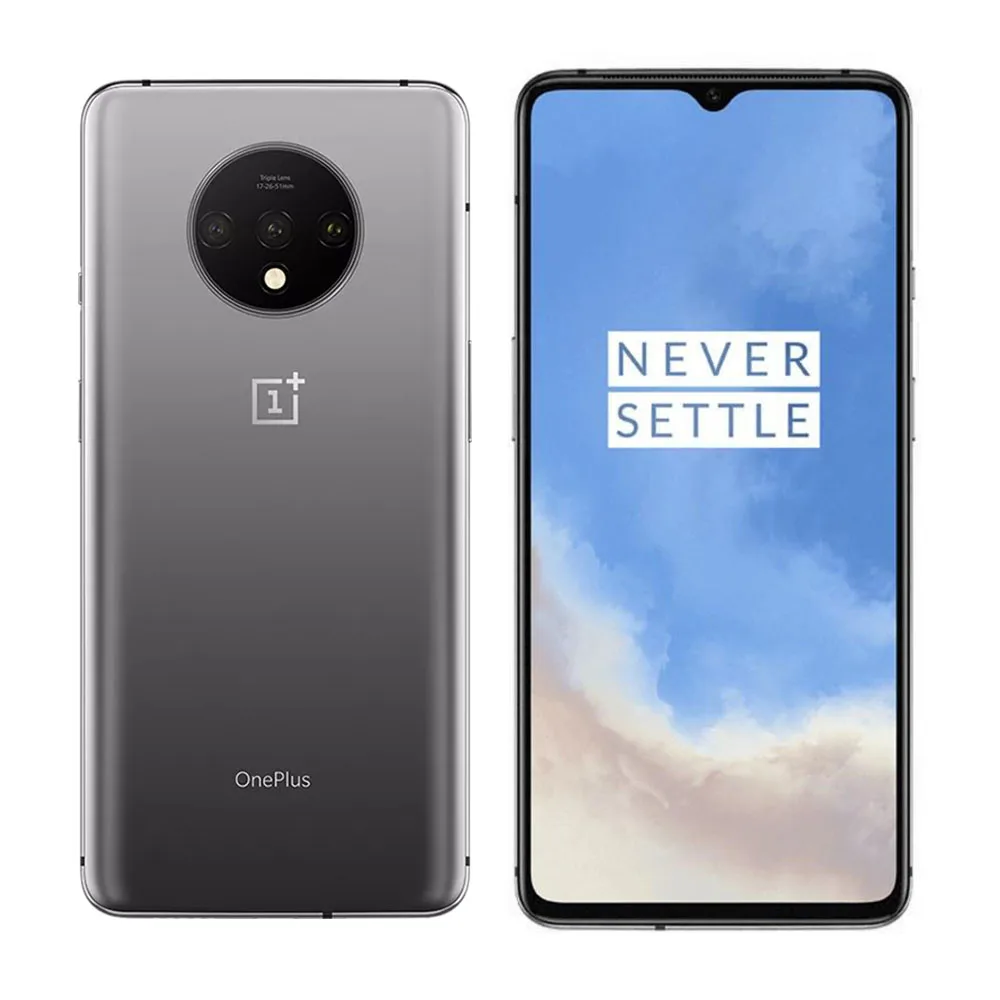 6.55 inch Global rom Original Oneplus 7T Mobile Phone 8GB 128GB/256GB UFS 3.0 Snapdragon 855 Plus Android 10.0 48MP Cameras