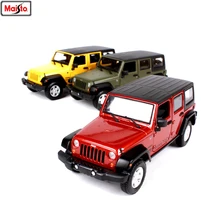Maisto 1:24 Jeep Wrangler симуляция модель автомобиля из сплава украшение коллекция игрушка инструменты подарок