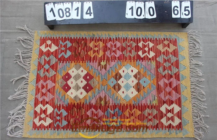 Келим ковер из натуральной шерсти прошитый вручную для жизни gc131Afghan07yg22