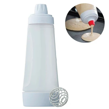 

Hand Batter Dispenser Batter Mixer Bottle Cupcake Pancake Crepe Batter Cream Dispenser Dessert Droppers DIY Tools With Scale
