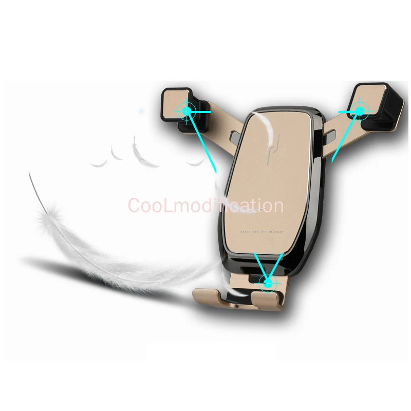 Mobile Phone Holder Phone Holder Car phone holder for Mercedes W205 GLC COUPE S205 C205 glc x253 300 C250 C260 car navigation holder Mobile phone stand c-class
