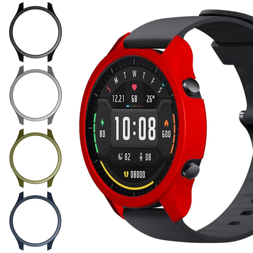

Smart Watch Case Cover For Xiaomi Watch Color Shockproof Anti-fall Hard PC Frame Protective Shell Smartwatch Accessories
