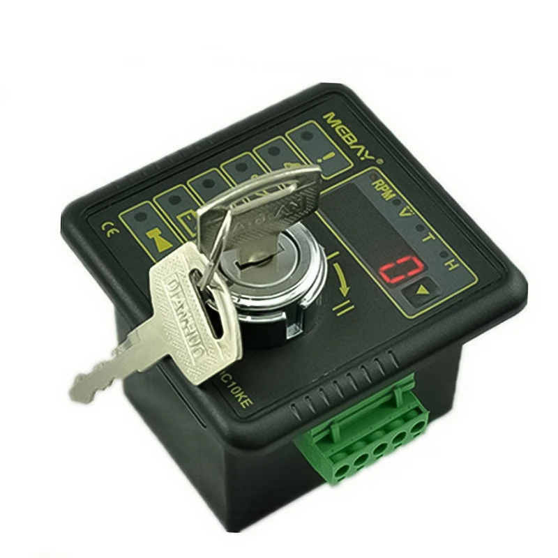 Controlador de Partida Manual do Motor Dc10ke com Volt hz Tensão da Bateria e Tempo de Acumulação Exibição para Conjunto Gerador 12006022 Novo