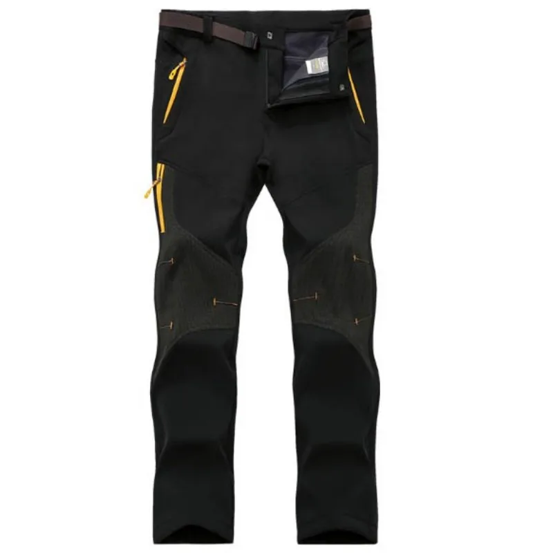 

Man Warm Winter Waterproof Fishing New Trousers Trekking Hiking pants Men Softshell outdoor Travel Plus size camping Clothes 7XL