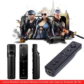 

New Wireless Remote Controller with Case gampad with Vibration motor for Nintendo Wii Wii For WII U