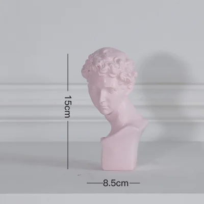 Giuliano-Pink Скандинавский эскиз Аватар цветная статуя смоляная фигура абстрактная скульптура офисная винтажная домашняя Декорация Аксессуары для дома реквизит - Цвет: Giuliano-Pink