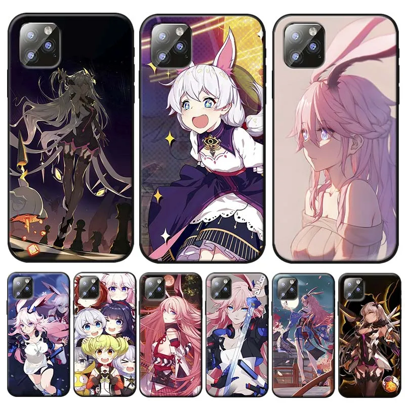 Honkai impact 3rd чехол для iPhone 7 11 pro max XR X 6S 8 XS MAX 6 plus SE 5S Прозрачный мягкий силиконовый