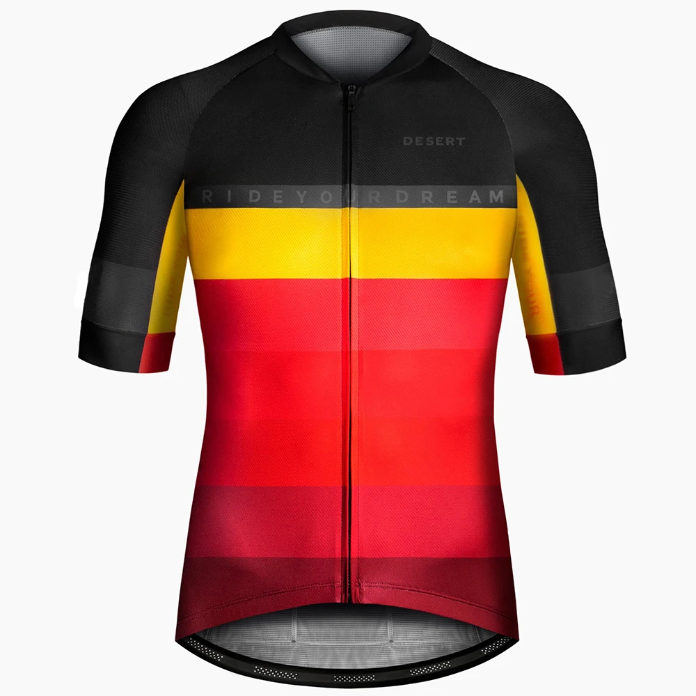 Photo style Пустыня, Испания, Gobiking,, команда, новинка, желтая, летняя, для велоспорта, джерси, одежда для велоспорта, для шоссейных, горных гонок, верхняя одежда, дышащая - Цвет: Photo style