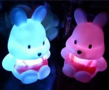 

Energy-saving Creativity of Radish Rabbit Colorful Night Lamp