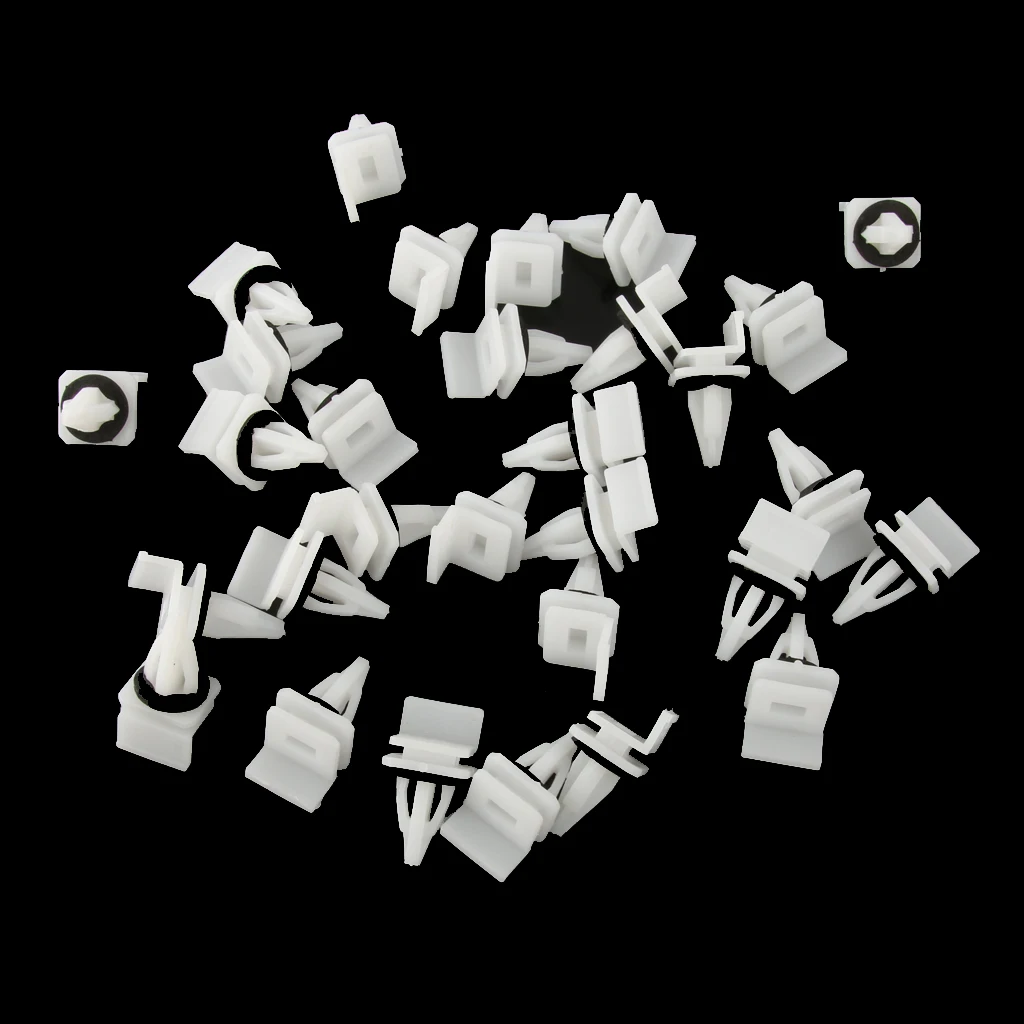 30pcs Side Skirt Joint Panel Threshold Clip Trim Mount For  Accord Civic