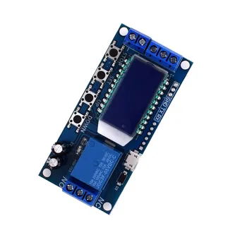 

Lcd Display Time Delay Relay Module Dc 6-30V Control Multifunction Timer Switch Trigger Cycle Module Board