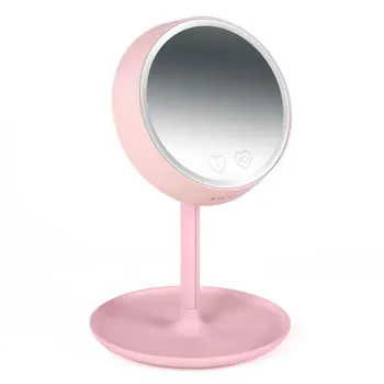 

Makeup Mirror Rechargeable Magnifying Lighted Vanity Mirror Travel Compact Mirrors USB Charging LED Cosmetic Vanity Table Lamp