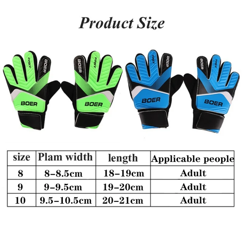 Рекомендуем Взрослые спортивные Вратарские Перчатки Нескользящие вратарские перчатки футбольные вратарские перчатки