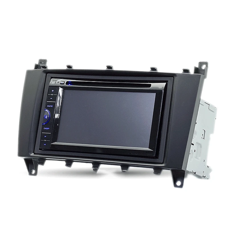 Автомобильный стерео лица переходная Surround отделка комплект для MERCEDES-BENZ c-класса