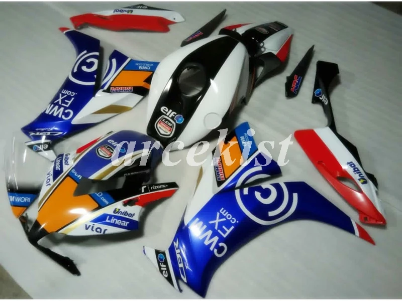 ABS Полный обтекатели Наборы Подходит для HONDA CBR1000RR 2012 2013 для детей возрастом 12, 13, 14, 15, 16 CBR1000 1000RR тела комплект красного и синего цвета