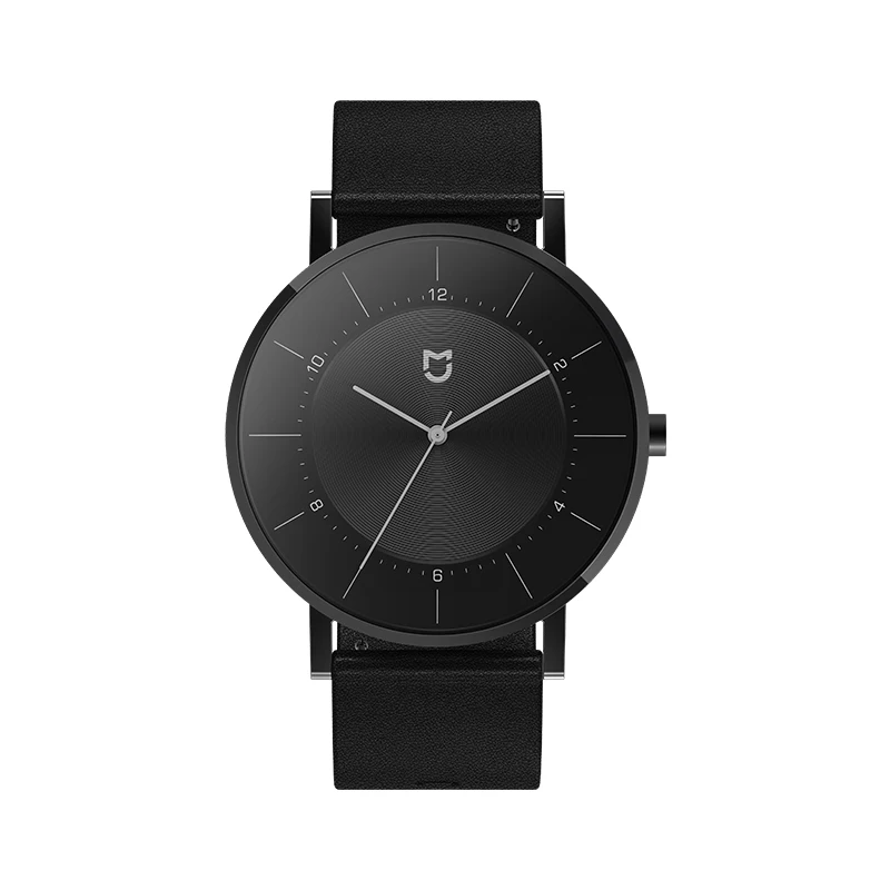 Xiaomi Mijia Quartz Watch Ultra-thin 40mm 3ATM Waterproof Leather Strap Stainless Steel Lens Fashio