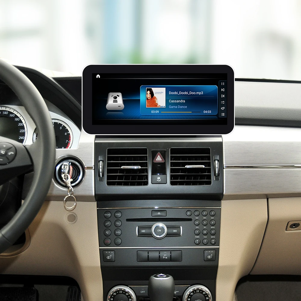 Автомобильный DVD мультимедийный плеер для Mercedes Benz GLK X204 2008- 2Din автомобиль Android 9,0 Авторадио Навигация кассатте Радио стерео