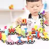 27Pcs/Set Magnetic Number Alphabet Animal Mini Train Cars Kids Educational Toys for Children Gift 1