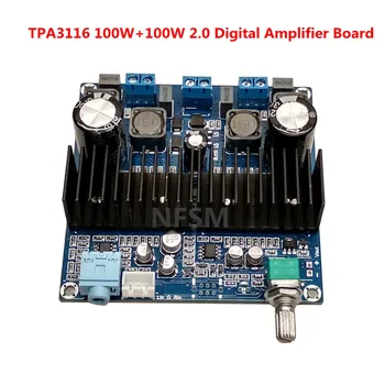 

DC12-24V TPA3116 100W+100W 2.0 channel Digital Amplifier Board