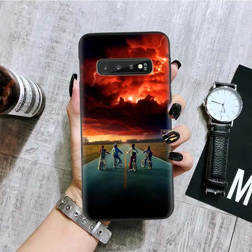 Очень странные дела плакат черная крышка чехол для телефона для samsung Galaxy A50S A10S A20S A10 A20E A30 A40 A50 A70 M40 M30S A80 Coque чехол - Цвет: BA149-1