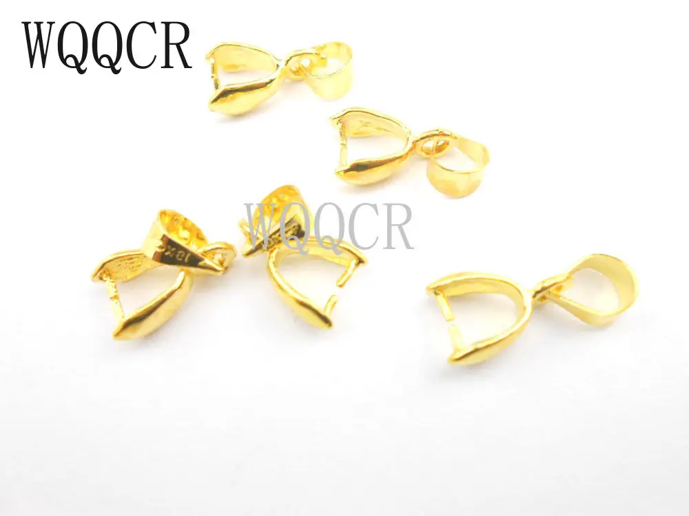 100PCS Free Shipping DIY gold jewelry accessories necklace earrings connecting folder pendant | Украшения и аксессуары