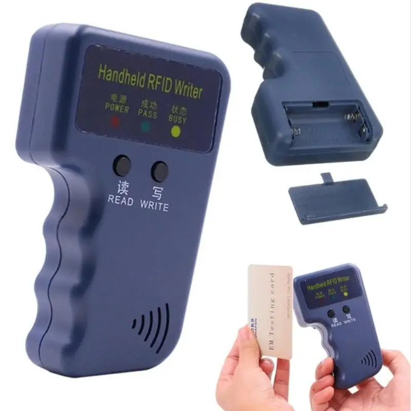 Ручной Дубликатор ключ 125 кГц RFID удостоверение личности ic копир писатель Дубликатор Программист считыватель матч записываемый EM4305 ID Брелоки метки