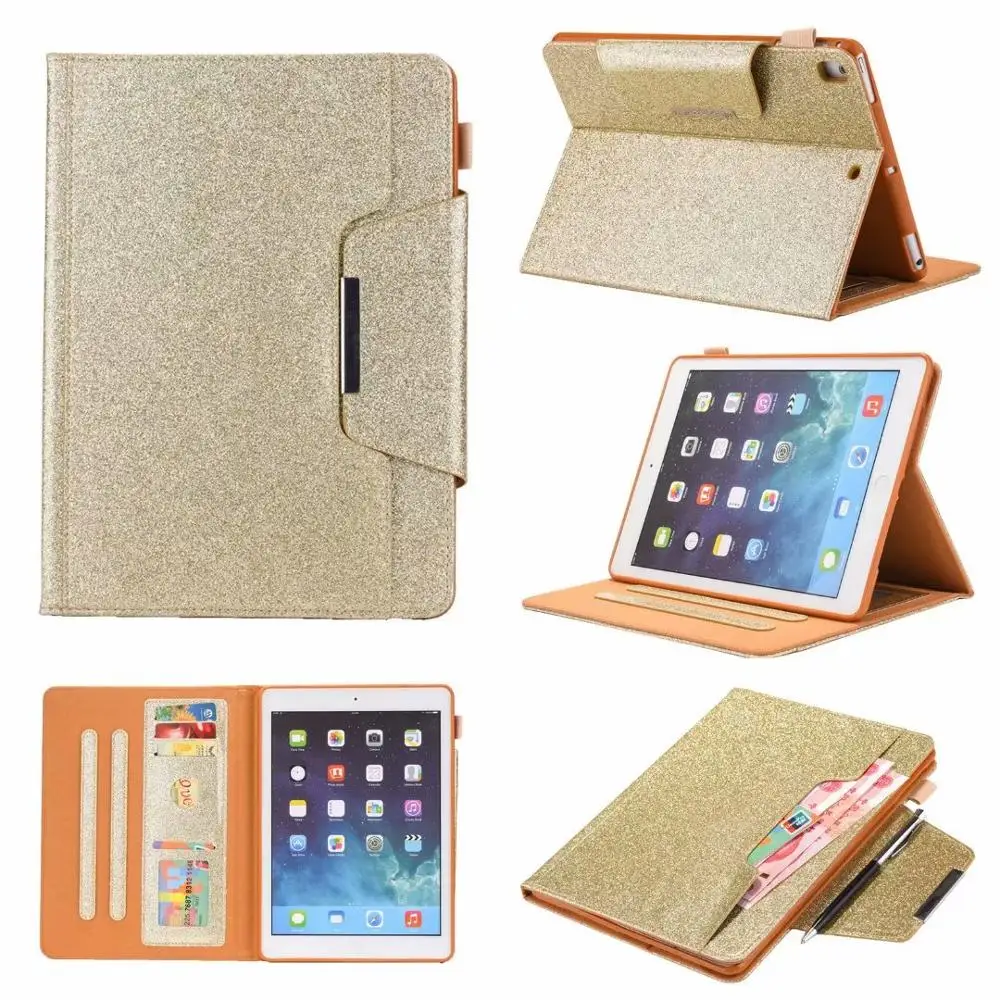 Кожаный PU умный чехол для Apple iPad 10,2 чехол чехол для планшета для iPad 10,2 7-го поколения A2200 A2198 A2232 чехол Fundas - Цвет: Gold