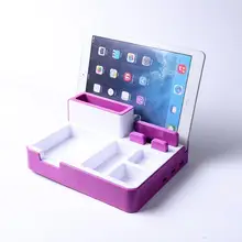 Porte stylo de bureau, support de recharge pour téléphone portable, tablette