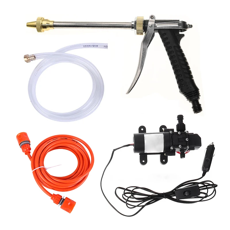 12V 72W мойка высокого давления для мытья воды поливка газона и садовый насос набор