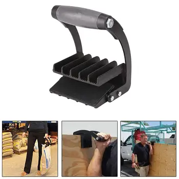 

Transportation Equipment Panel Gripper Handy Board Lifter Handle for Goods In Plywood or Sheet General Purpose Carrier Black