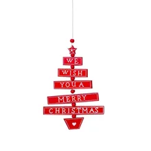 Картон 3D дерево лоза висячие украшения год Рождественские украшения деревянный знак для дома вечерние украшения A16